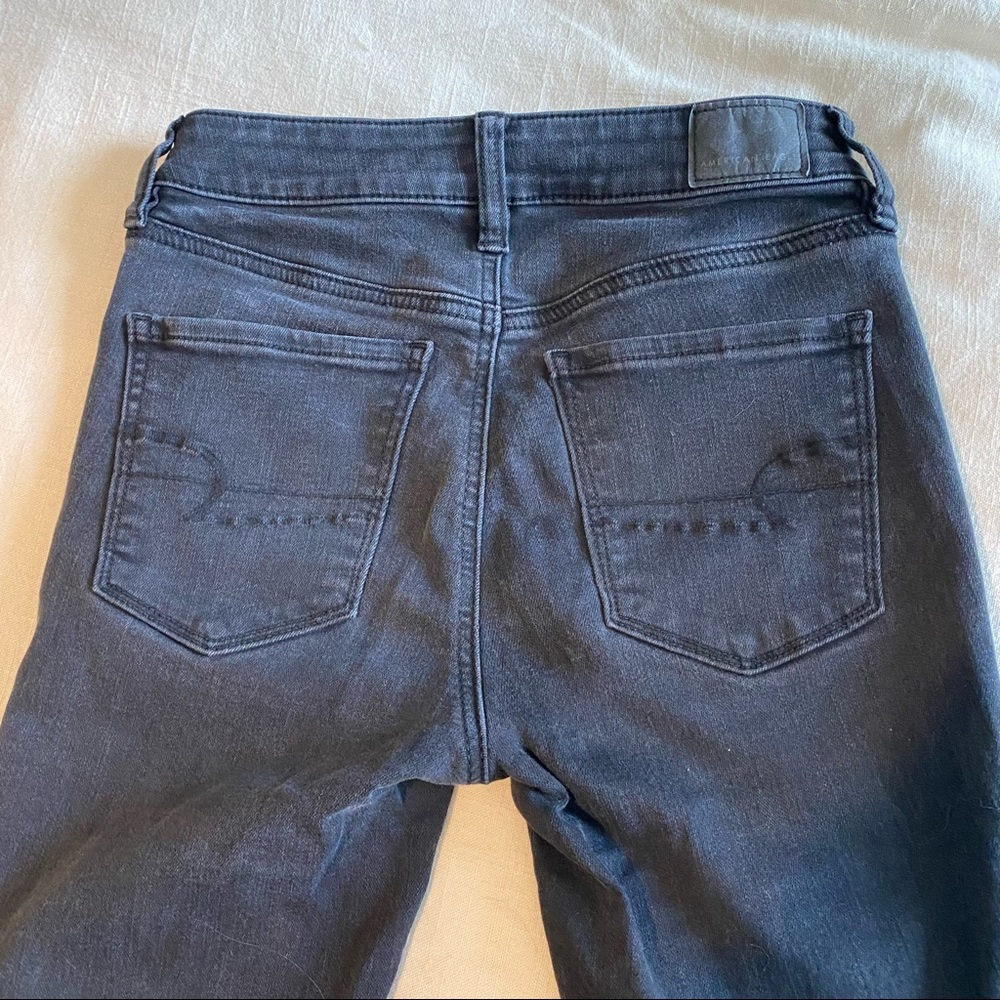 Next Level Stretch AE Black skinny jeans